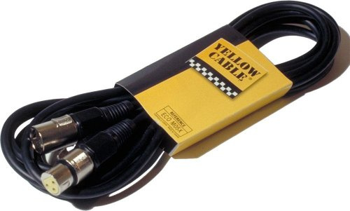 YELLOW CABLE Câble de 10 mètres de long. xlr mâle vers xlr femelle