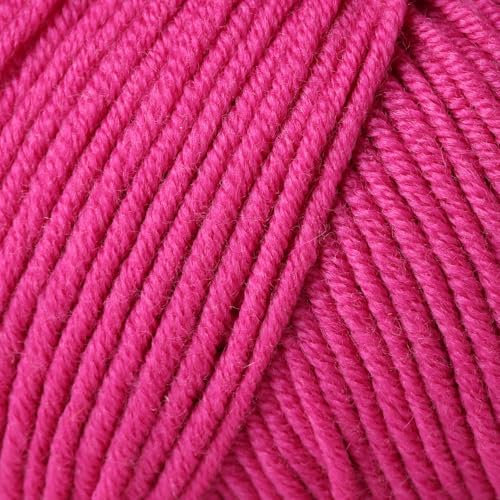 LANA GROSSA Cool Wool Big | Extrafeine Merinowolle waschmaschinenfest und filzfrei | Handstrickgarn aus 100% Schurwolle (Merino) | 50g Wolle zum Stricken & Häkeln | 120m Garn FB 690