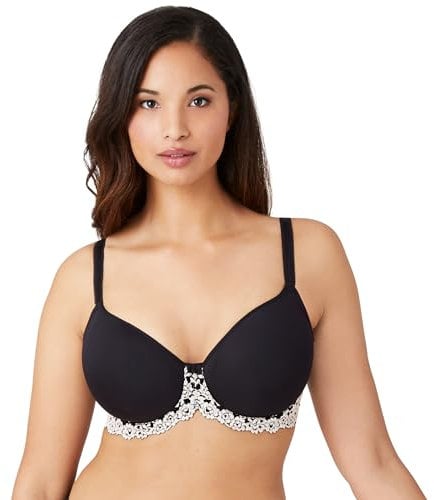 Wacoal womens Embrace Lace Contour bras, Black, 40DD US