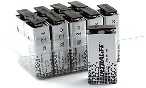Ultralife (Batterie, E-Block 9 V, piles lithium de 10 J de p, 1200 mAh) dans boîte