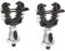 Kolpin KXP Rhino Grip Pro ATV (compatibile Polaris Lock & Ride) - 21561, nero