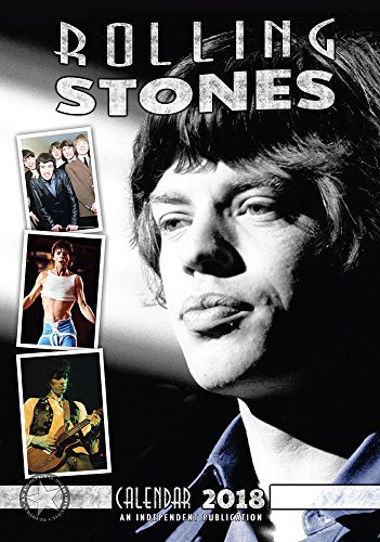 Close Up Rolling Stones Kalender 2018 Tributkalender - Wandkalender 2018, 12 Monate, original englische Ausführung.