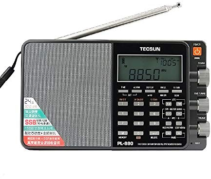 TECSUN PL-880 Portable Stereo Full Band Radio with LW/SW/MW SSB PLL Modes FM (64-108mHz)
