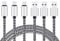 Ailun USB Type C Cable 3ft 3Pack High Speed Type-C to USB A Sync and Charging Nylon Braided Cable for Galaxy S22,Galaxy S21,Galaxy s20 and More Smartphone Tablets Silver BlackGrey NOT Micro USB