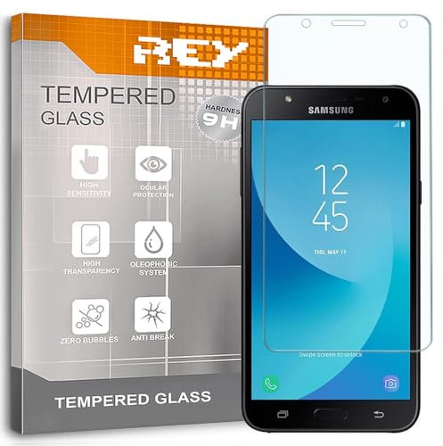 ELECTRÓNICA REY Verre Trempé 3D pour Samsung Galaxy J5 2017, Transparent, Protecteur d'écran qualité supérieure, Protection Complète, 3D, 4D, 5D