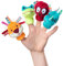 Lilliputiens - Dschungel-Fingerpuppenset - 4 exotische Tiere für Puppenspiele - Sensorisches und interaktives Spielzeug für Babys - Fingerspielzeug - Frühförderung - Ab 12 Monaten - 83105