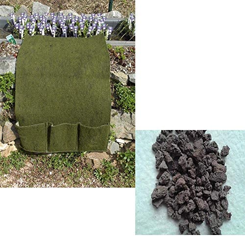 Große Planztasche 3er mit 6 Kg Füllung Lava 2-8 mm Pflanzhilfe für Teichpflanzen