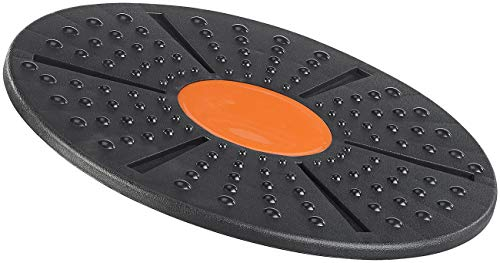 PEARL Sports Balance-Trainer: Balance Board für Gleichgewichts- und Koordinations-Training, Ø 40 cm (Sport-Fitnesskreisel, Gleichgewichtstrainer, Sportgerät Wackelbrett)