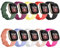 FunBand kompatibel mit Fitbit Versa 4 /Fitbit Versa 3 /Sense Armband, Weiche Silikon Sport Ersatzarmband Ersatz Band für Fitbit Versa 4 /Fitbit Versa 3 /Sense Smart Watch (10 Packung)