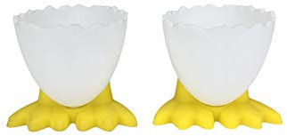 schenken-24 Deko/Ostern/Ostereier/Osterhasen/Auswahl/Osternest, Auswahl :Eierbecher - 4er Set