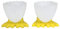 schenken-24 Deko/Ostern/Ostereier/Osterhasen/Auswahl/Osternest, Auswahl :Eierbecher - 4er Set