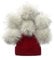 Furryvalley Kunstfell-Bommel, flauschige Bälle für Hüte, Schuhe, Schals mit Druckknopfverschluss, abnehmbare Strickmütze, Reithut, Seidenzubehör, 15,2 cm, extra groß (Farbe 3#), 6 Stück