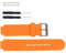 Huwokxix Armband Kompatibel mit Garmin Approach S20 S5 S6,Verstellbares Silikon Sport Strap Ersatzband für Approach S20 S5 S6 Watch (Orange)
