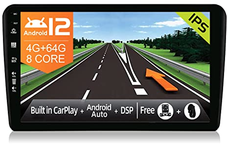 JOYX 9 Zoll Autoradio für Audi A3 8P (2003-2008) / A3 8P/8PA (2003-2013) - Android 13, 4G+64G, DSP, Carplay, Android Auto, Bluetooth 5.0, DAB, Lenkradsteuerung
