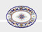 Piatto Ovale da Portata Decoro Ricco Deruta (larghezza cm.33) Ceramiche d'arte. Dipinto a mano