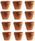Molyorch 12 pièces Pot en Terre Cuite de Succulent Cactus, pour Cactus, Fleurs, Plantes Grasses, Parfaits pour LeJardinage, Le Bricolage ou des Cadeaux de Mariage
