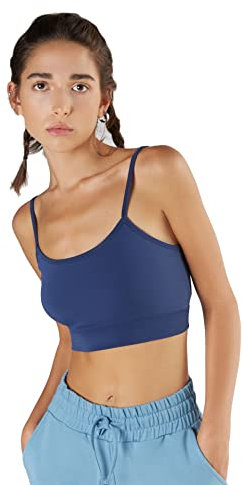 True North Damen Bustier Tencel Micromodal Sport BH Unterhemd Top-(Dunkelblau, XS)