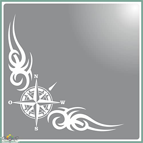 Aufkleber 35x35 cm für LKW – Tribal, Totenkopf, Kompass, Löwenkopf – wetterfest & UV-beständig – passend für MAN, Scania, Volvo, Mercedes u. a.