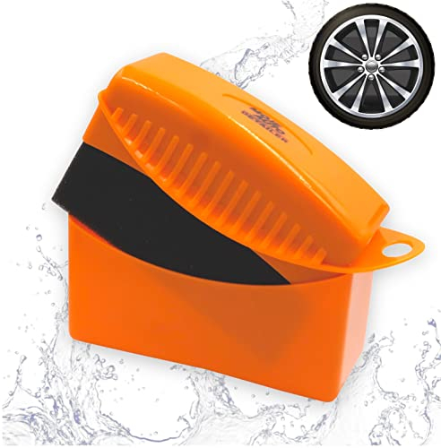 Rocket Éponge pour pneus avec couvercle pour spray brillant