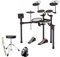 Roland TD-02KV E-Drum Schlagzeug mit keepdrum Zubehör-Set