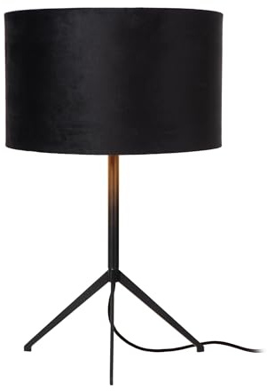 LUCIDE TONDO - Tischlampe - Ø 30 cm - 1xE27 - Schwarz