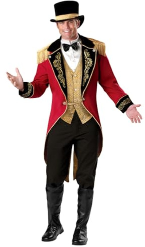 Maskworld Zirkusdirektor Kostüm - Ringmaster - Größe: 3XL - Kostüm-Klassiker Karneval Halloween & Motto-Party