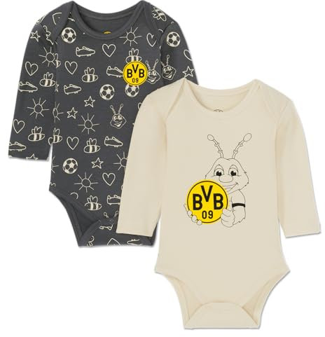Borussia Dortmund BVB Baby Body Set Print, Emma, 2er Set Gr. 50/56
