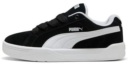 PUMA Unisex Park Lifestyle Easy SD Sneaker, Black White, 40.5 EU