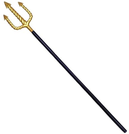 HAICN Aquaman Neptune Trident Prop Pitchfork Staff Costume Accessory for Adults & Kids - Halloween Carnival Party Favors