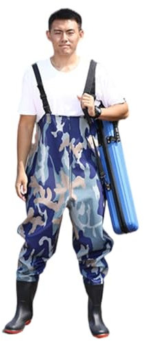 Chaoyilian Waders Traspirante da Pesca Stivale Scafandro Impermeabili,Trampolieri Da Pesca Impermeabili,Salopette da Pesca,Traspirante,impermeabile,per cantieri edili,pesca,allevamenti,giardini