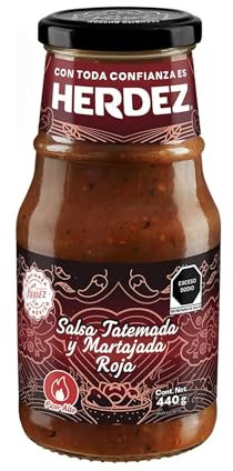 Salsa roja tatemada - Salsa roja tostada de Herdez 240 g
