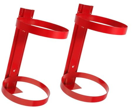 ROMISBABA 2pezzi Per Estintore Staffa Resistente Per Estintori Facile Emergenze Casa e Auto