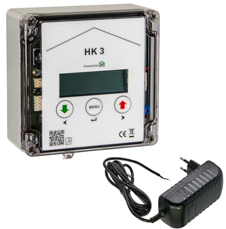 Hühnerklappe HK3 mit integrierter Schaltung für Anlocklicht
