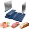 304 Stainless Steel Bread Meat Slicer, Foldable Food Slicer, Up to 11.7’’ Width Cutting Guide with Crumb Tray, Adjustable Thickness and Width, for Breads, Sourdough, Meats, Deli
