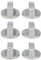 KACCDE Lot de 6 boutons de four et de cuisinière haute durabilité, ajustement sensible, installation sans effort pour une cuisson efficace