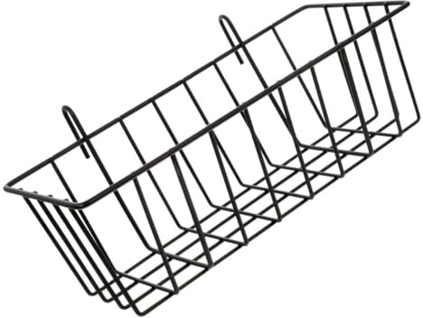 VALICLUD Hängekorb Aus Draht Für Küche Und Bad Hängender Drahtkorb-Organizer Für Seife Und Shampoo Wandmontage Ohne Spuren Rostfrei Platzsparend 23.00 X 10.30 X 7.50 cm