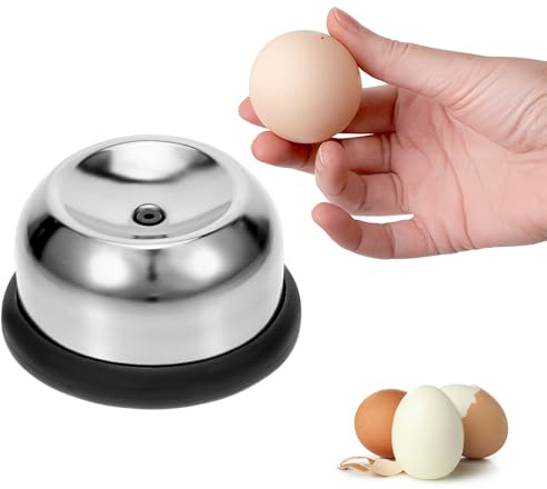 SHENLIU Egg Piercer for Raw Eggs, Stainless Steel Egg Poker, Stainless Steel Egg Piercer for Hard Boiled Eggs with Retractable Pin Egg Peeler Tool for Hard Boiled Eggs Hole Puncher