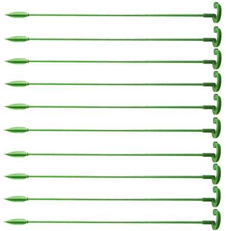 10 Stück vertikale Pflanzenstecker für den Garten für Tomaten, Bohnen, Blumen, Töpfe und Klettern, leichte Heringe