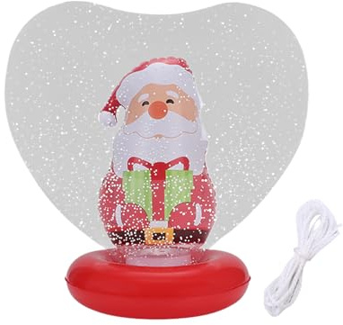 Aufblasbare Ornamente - Herzform Weihnachtsdekorationen, aufblasbare Weihnachtskugeln, Figur im Inneren des Balls für den Urlaub für Pool für den Außenbereich Pool