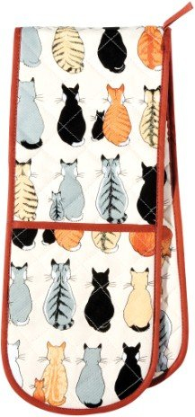 Cats in Waiting Double Oven Glove