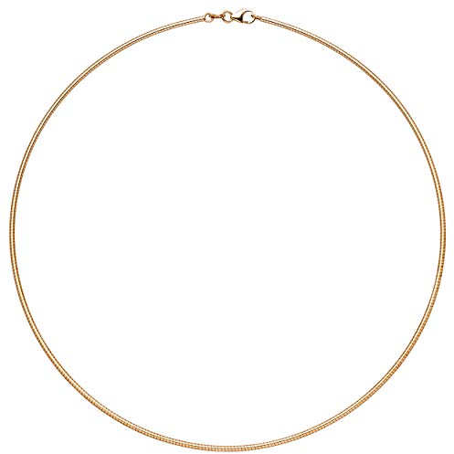 Jobo Damen-Halsreif aus 14 Karat 585 Rosegold 45 cm 1,8 mm