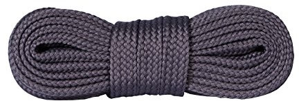 Kaps Lacci per Scarpe da Ginnastica, Stringhe per Scarpe e Calzature Casual, Fatti in Europa, Diversi Colori e Misure (120 cm - 47 inch - da 7 a 9 paia di asole/Grigio)
