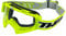TWO-X Cross-Brille - Motocross Mit Klarem Glas - Kratzfeste Motorrad-Schutzbrille für Enduro & Downhill - Modell Race - Neongelb