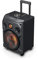 Muse M-1915 DJ - Trolley Party - Altavoz Bluetooth con Pantalla LED Amarilla y Mango telescópico y Carcasa de Madera