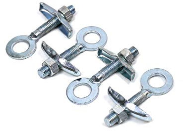 OldNewBikes Tensor de Cadena Cerrado (4 Unidades) para Bicicleta, Fabricado en Acero galvanizado