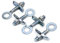 OldNewBikes Tensor de Cadena Cerrado (4 Unidades) para Bicicleta, Fabricado en Acero galvanizado