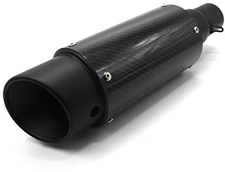 Pot Echappement TT pour pour Kawasaki ZR-7 / ZR-7S Silencieux Carbone Noir