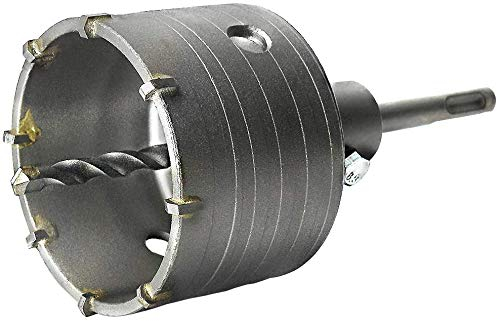 Sega a Tazza per Muro Cemento Ø 65 mm Corona Carotatrice a Secco + Adattatore SDS PLUS + Punta Centraggio 8x110 mm (65 mm)