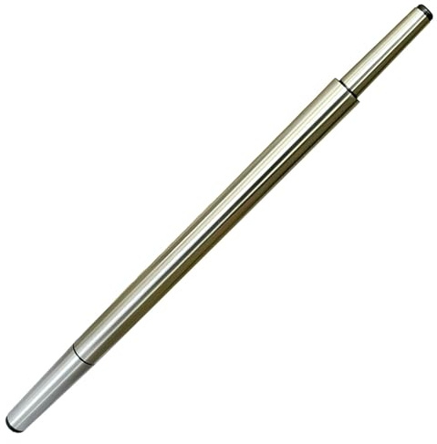 Precision Steel Lathe Alignment Test Bar Mandrel-Helps Lining-up Headstock & Tailstock to Eliminate Any Taper Turning On Long Length Work-Piece (Double End MT2 & MT3 (Oal 450 mm))