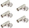 PNGKNYOCN BNC-Typ Splitter, BNC-Stecker auf Dual-Buchse, Koaxialadapter, Stecker für Koaxialkabel, CCTV, Antenne, 5 Stück